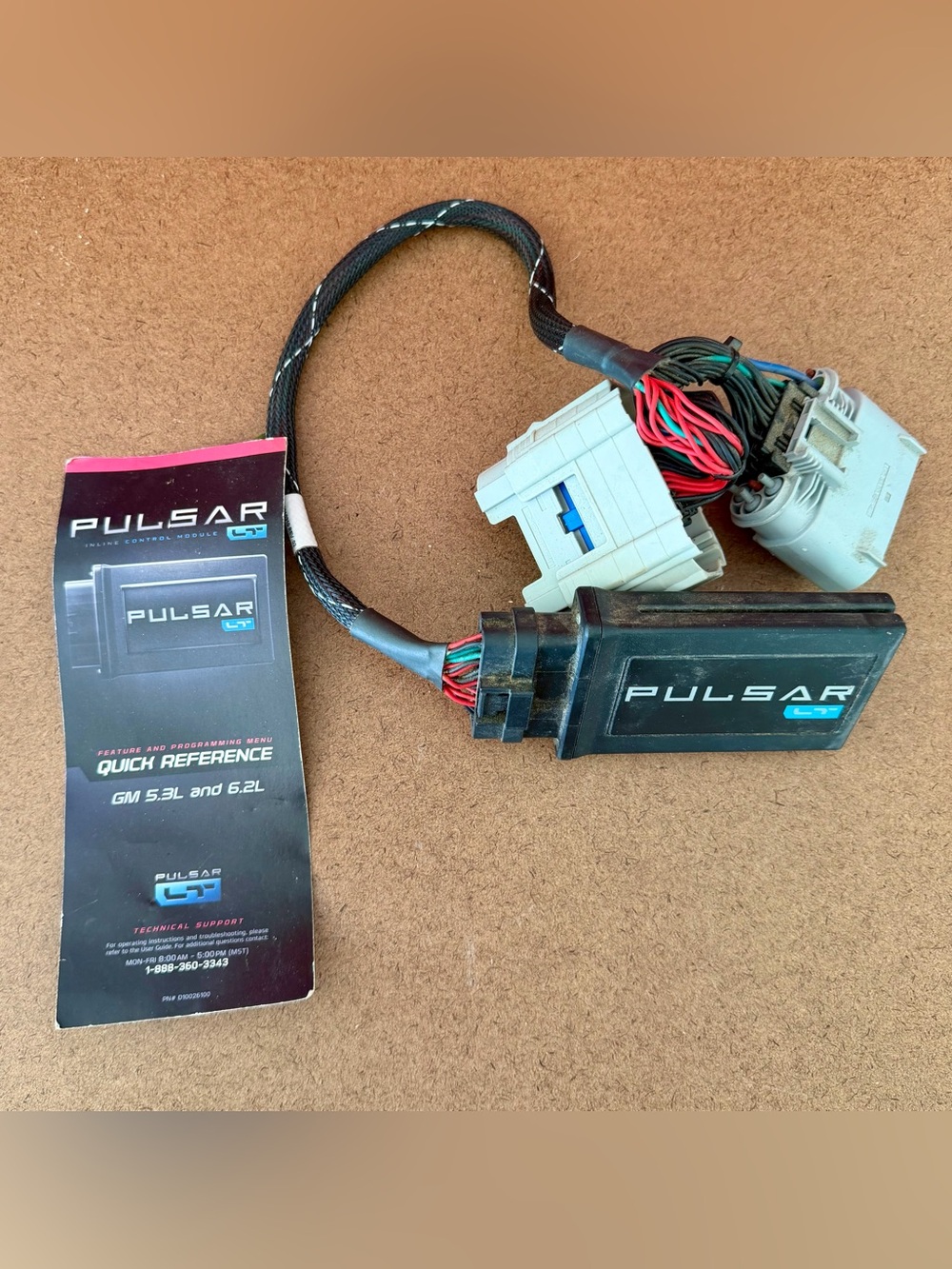 Pulsar Black Vehicle Control Module with Multi-Color Wiring